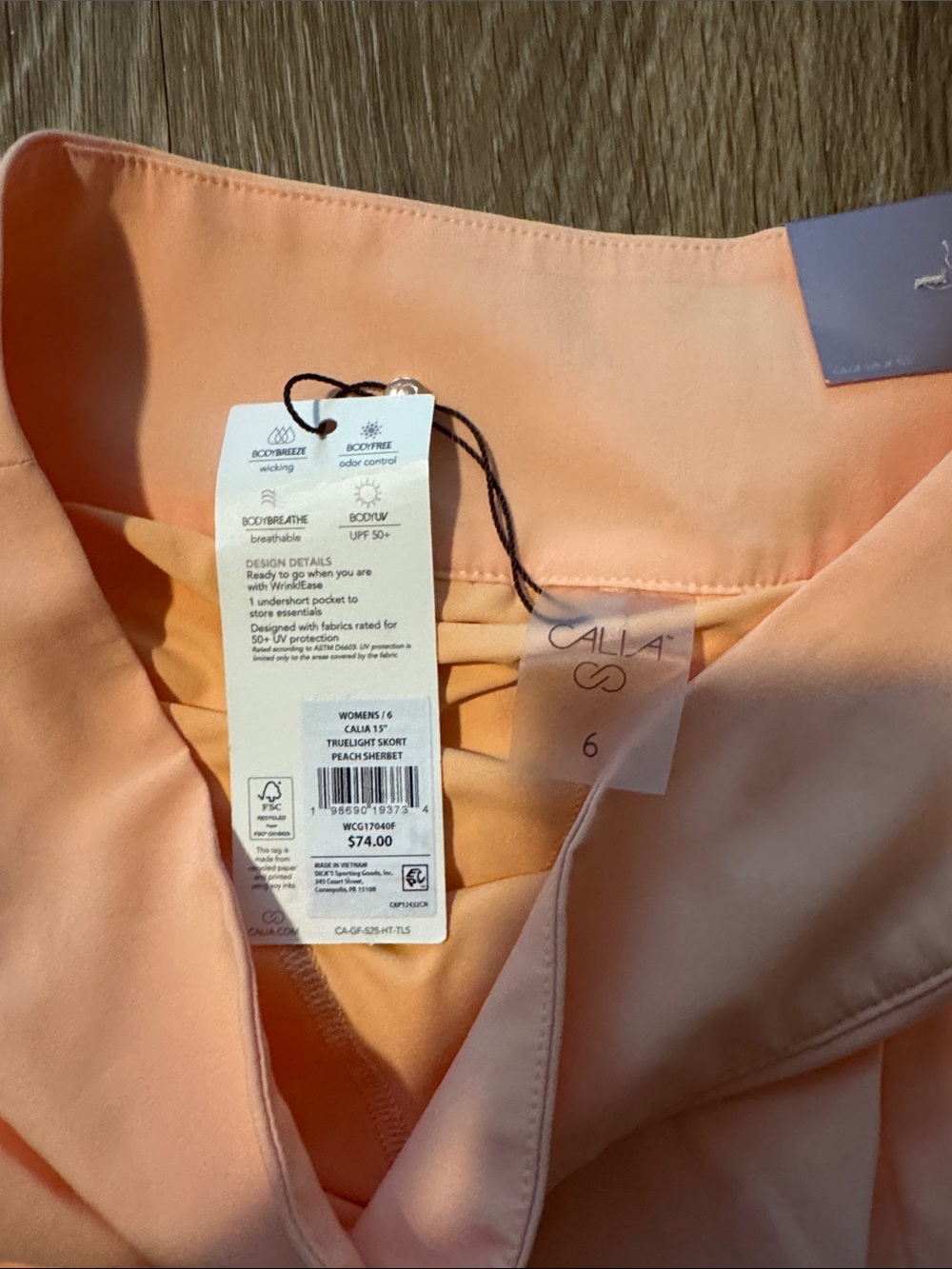 Calia Side Zip Skort NWT - Picture 2 of 3